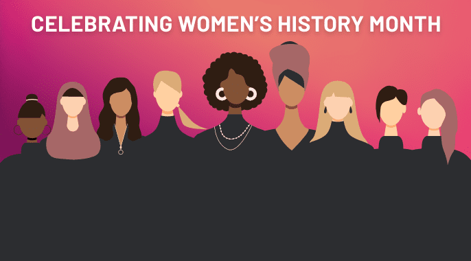 Women's History Month 2024 small banner